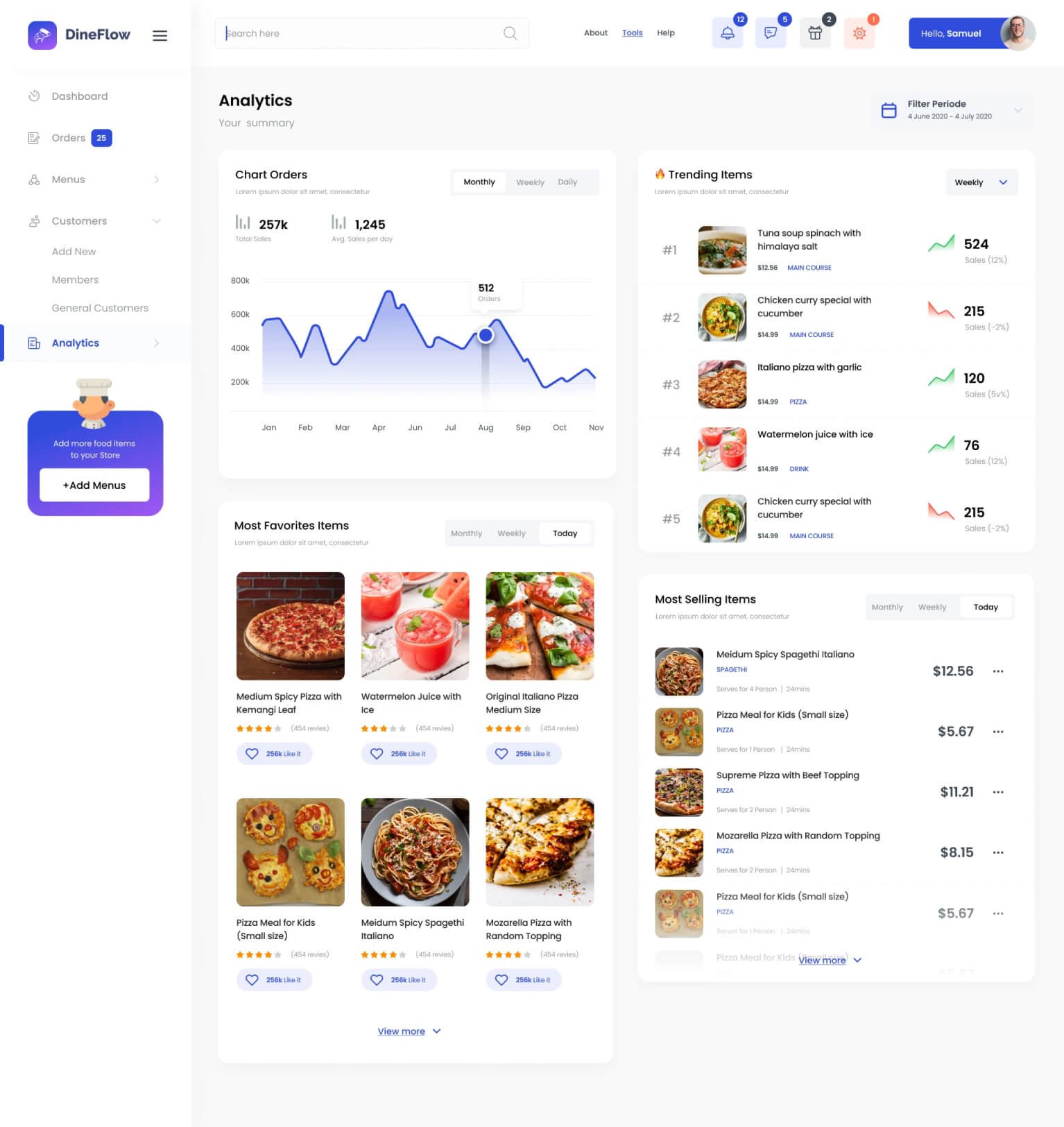 Web App UI/UX Designs