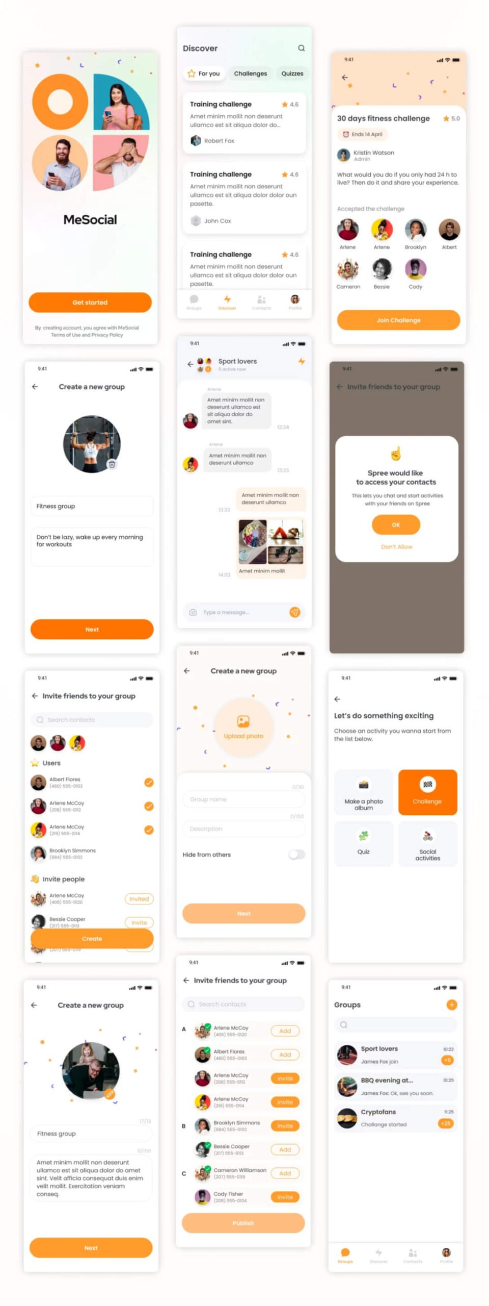 Mobile UI/UX Designs