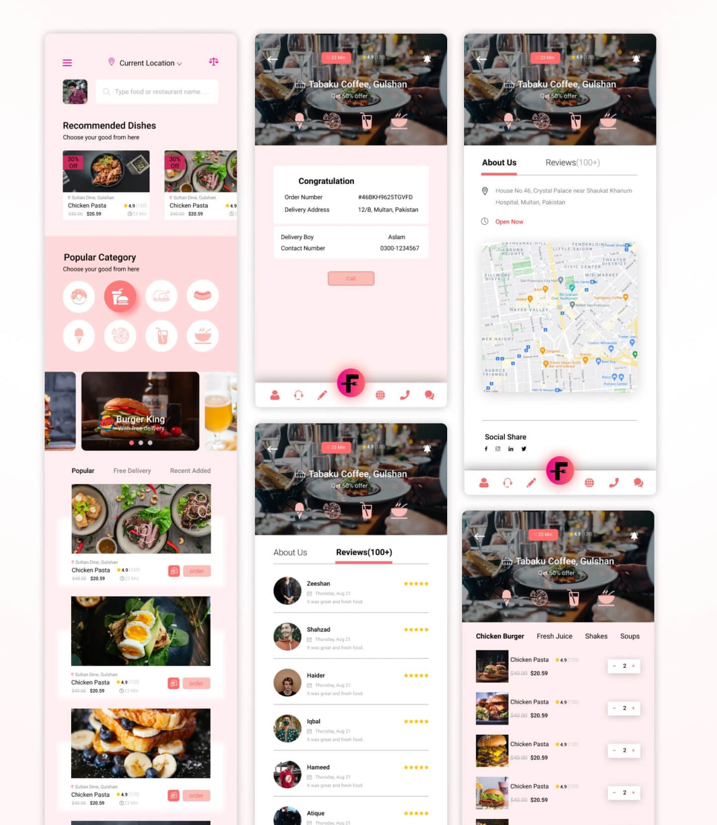 Mobile UI/UX Designs