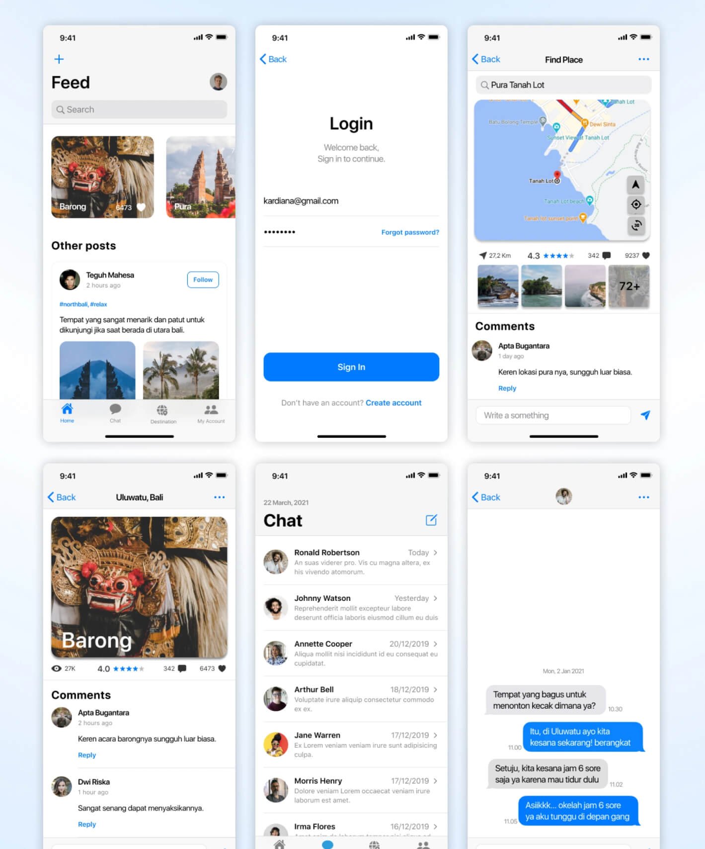 Mobile UI/UX Designs