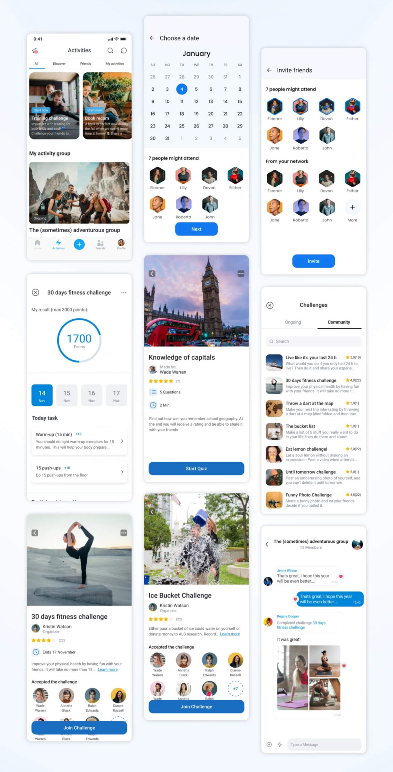 Mobile UI/UX Designs