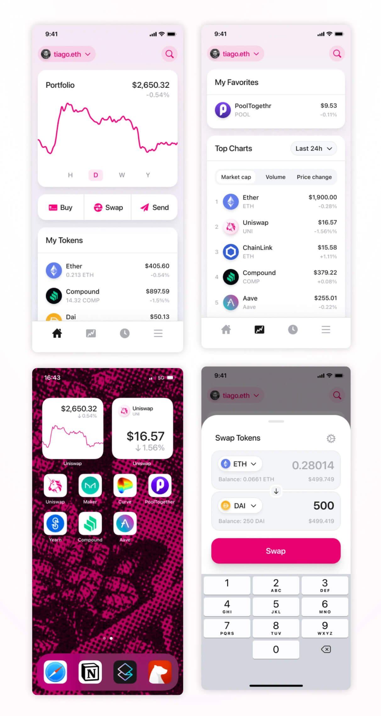 Mobile UI/UX Designs