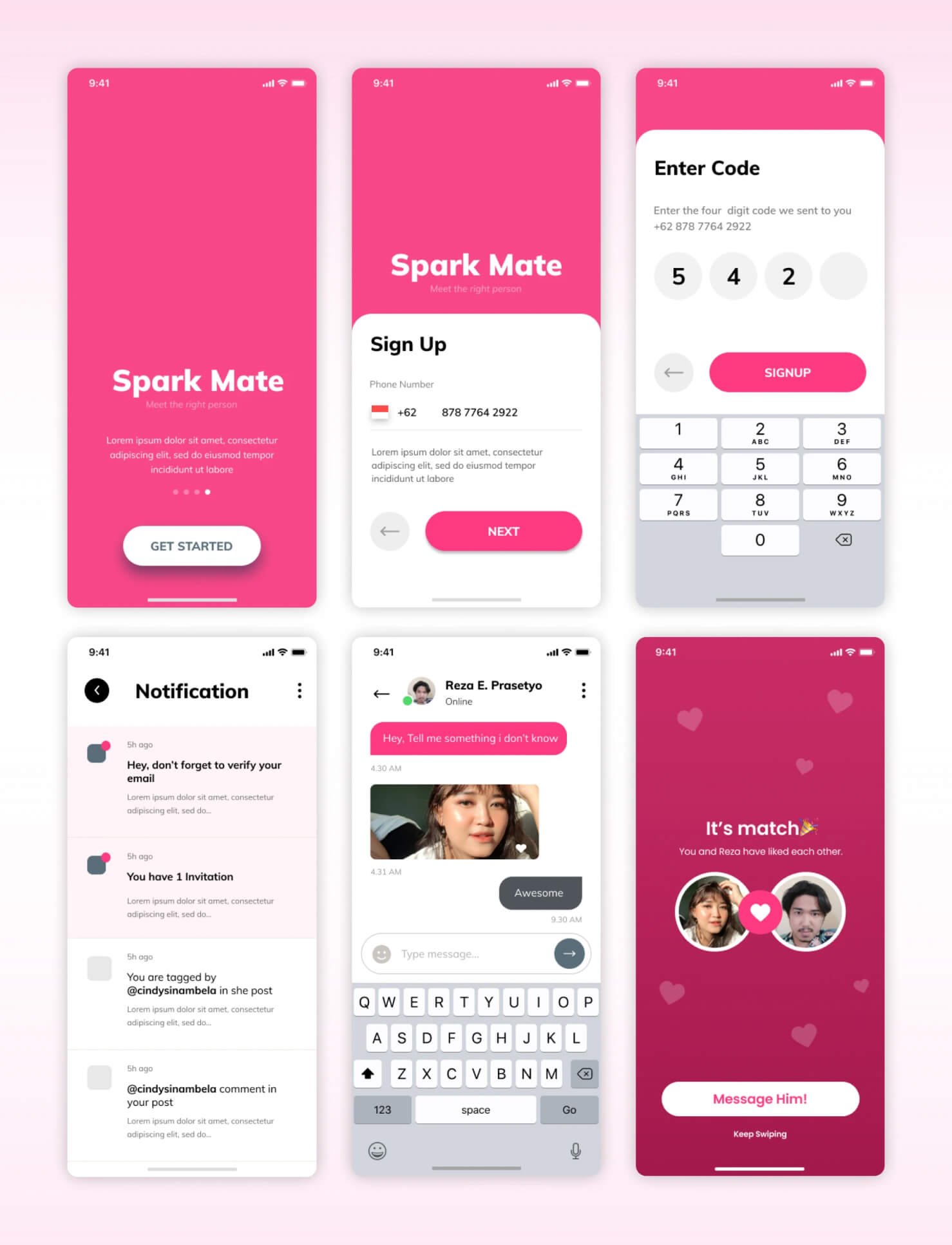 Mobile UI/UX Designs